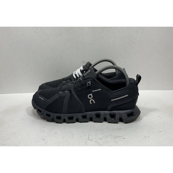 On Cloud 5 Waterproof Running Sneaker Shoes 59.98838 Women's Size 8.5 Black - Picture 3 of 10